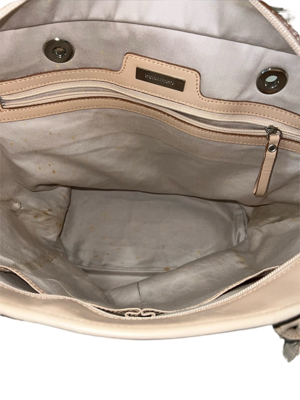 Burberry Striped Canvas Tote - Picture 12 of 14